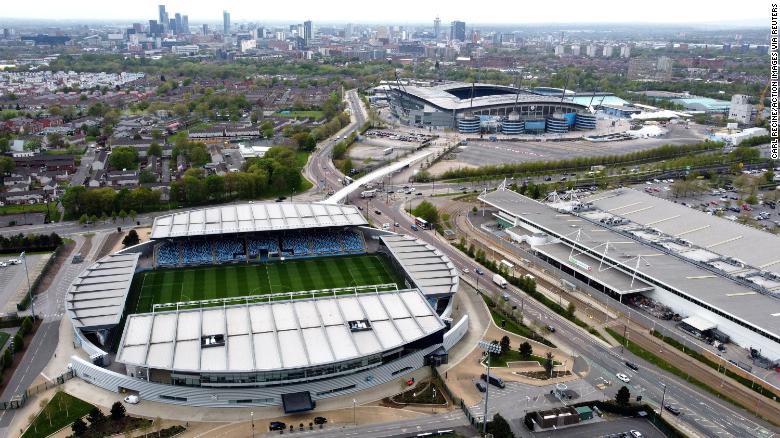 Manchester City Academy Stadium situated next to the Etihad Stadium, Manchester City&#39;s men&#39;s home ground.