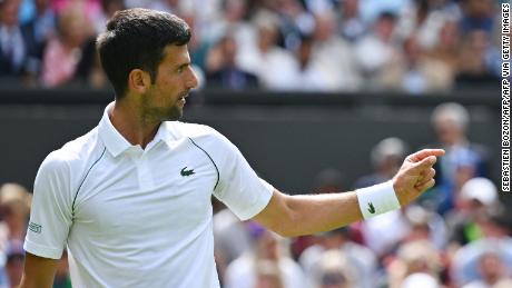 Djokovic is the favorite to win the men's singles title. 
