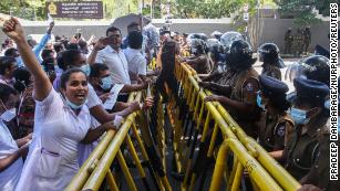 As Sri Lanka runs out of fuel, doctors and bankers protest 'impossible situation'