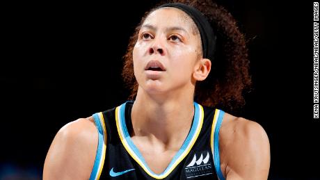 Candace Parker made WNBA history during the Chicago Sky&#39;s win over the Connecticut Sun.