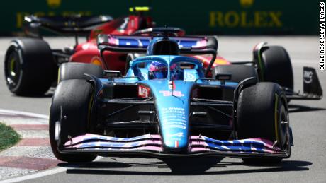 Alonso got his first start on the front row in 10 years at the Canadian Grand Prix last week.