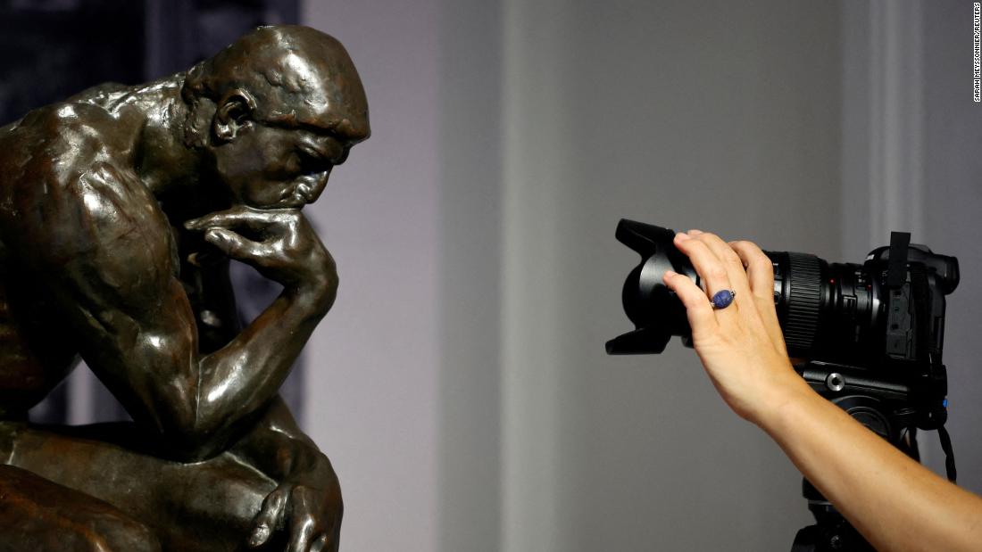 Casting of Rodin's 'Thinker' fetches $11.1 million at Paris auction