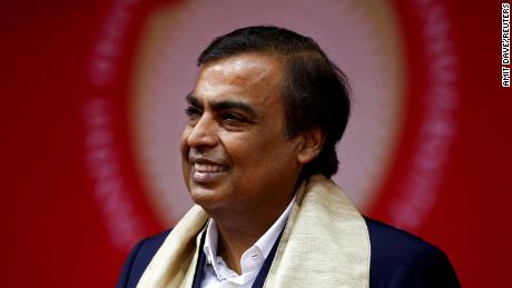 FILE PHOTO: Mukesh Ambani, Chairman and Managing Director of Reliance Industries, attends a convocation at the Pandit Deendayal Petroleum University in Gandhinagar, India, September 23, 2017. REUTERS/Amit Dave//File Photo