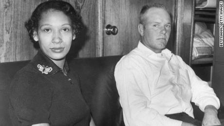 Mildred and Richard Loving, seen in January 1965.