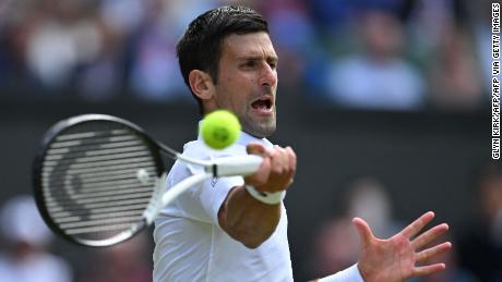 Djokovic is aiming to win a 21st grand slam title at this year&#39;s Wimbledon. 