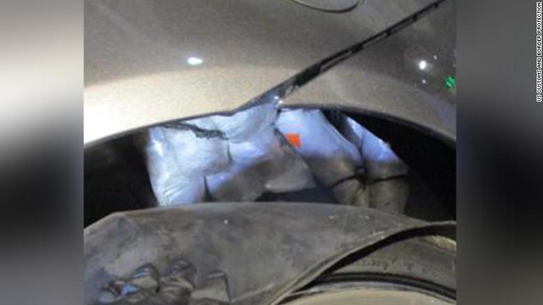CBP officers seize more than $1.1 million in narcotics hidden in a car at California border crossing