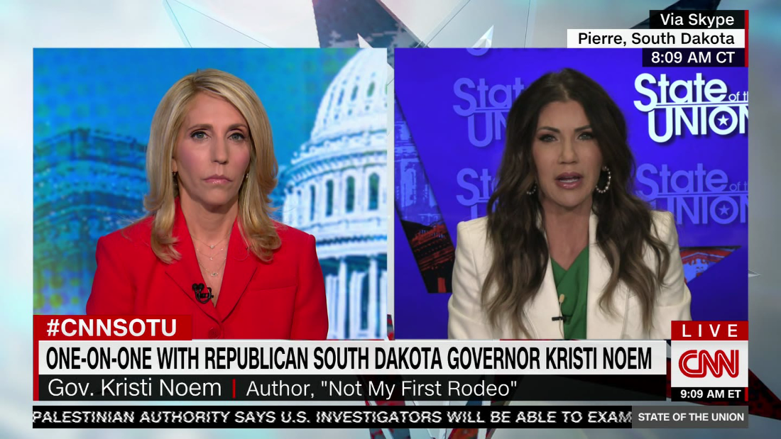 Gov. Noem on federal abortion ban: Decision should be made at state level – CNN Video