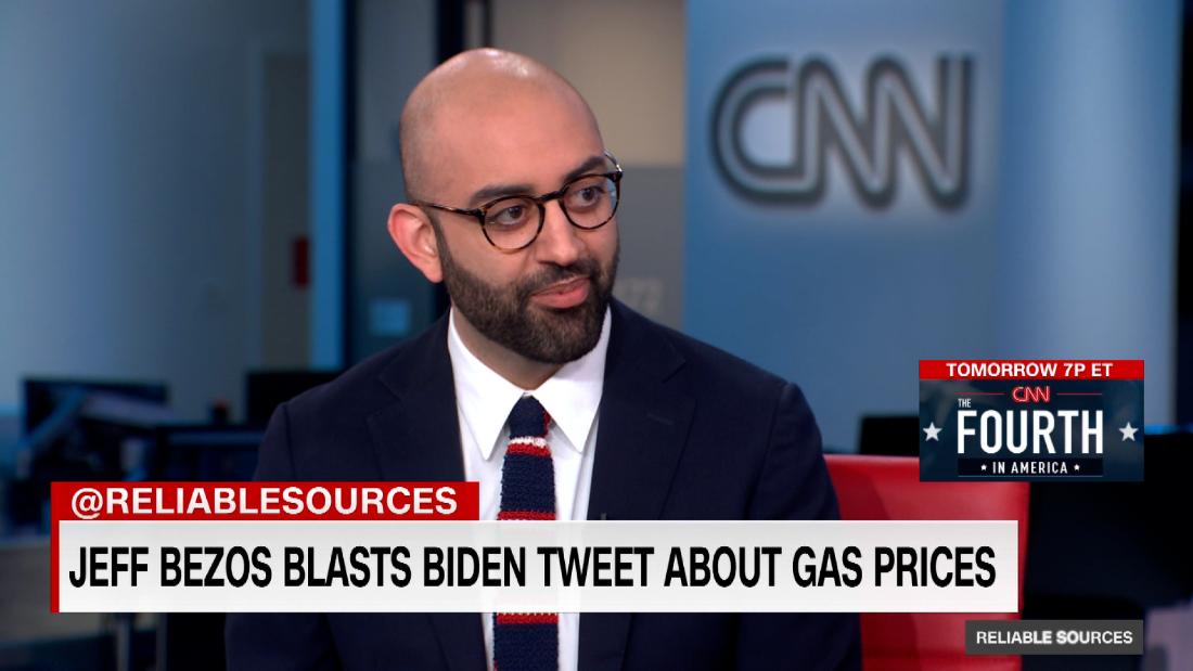 Jeff Bezos blasts Biden tweet about gas prices – CNN Video