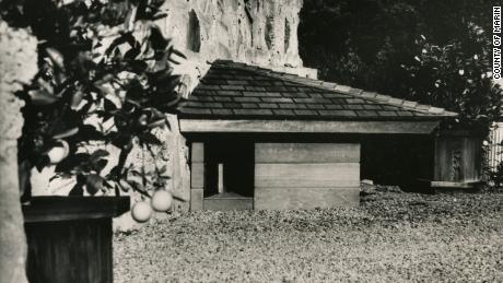 Berger&#39;s father and brother built the dog house in 1963 when Berger joined the Army, six years after receiving the plans from Wright.