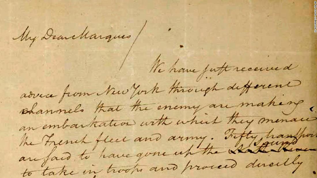 A long-lost letter from Alexander Hamilton will be on display at Massachusetts museum on July 4th