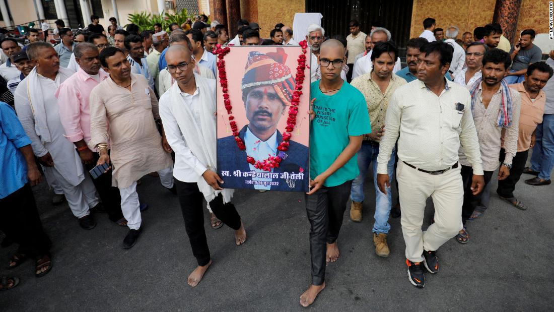 Indian police say they have arrested 'masterminds' behind brutal killing of Hindu tailor