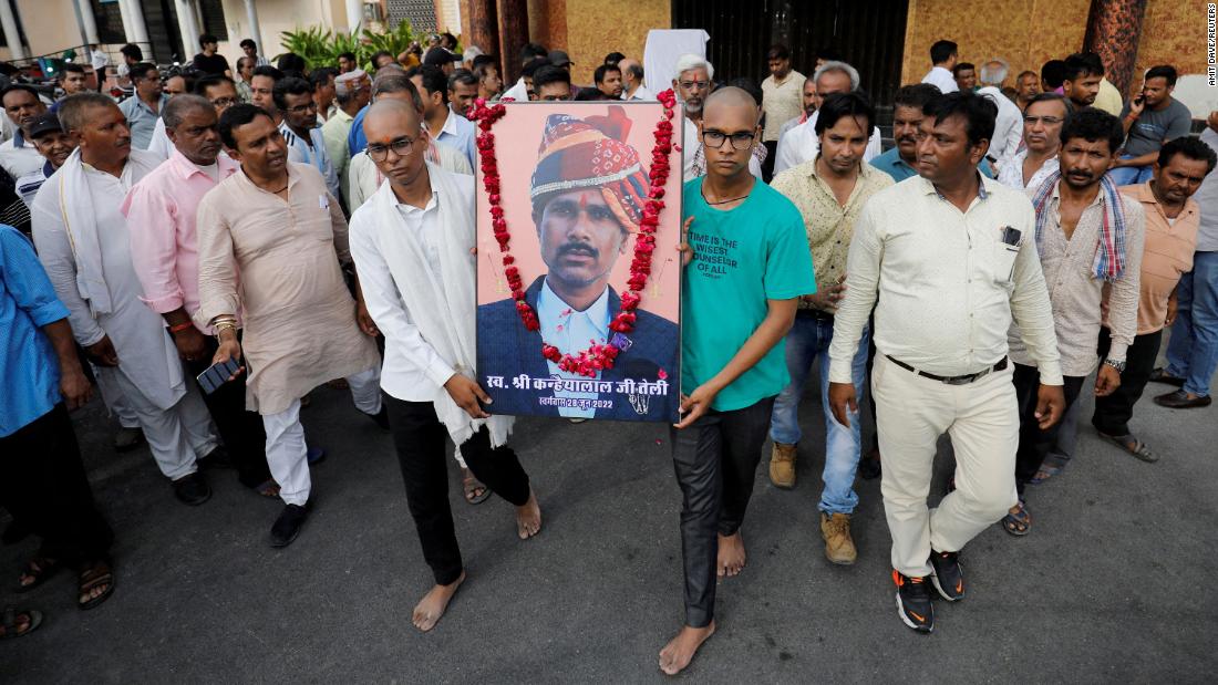 Indian police say they have arrested ‘masterminds’ behind brutal killing of Hindu tailor