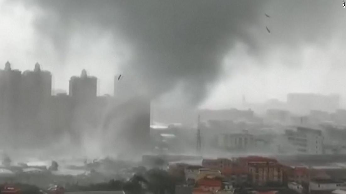 Video: China’s Guangdong province sees multiple tornadoes touch down on Saturday  – CNN Video