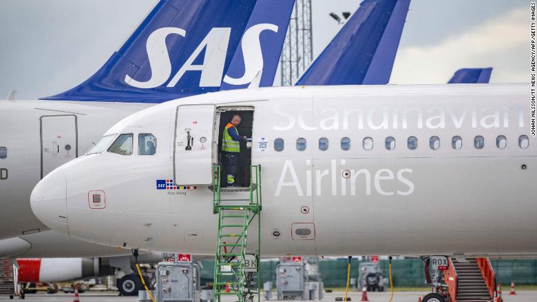 Scandinavian airline SAS files for bankruptcy as pilots strike