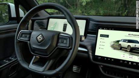 Rivian&#39;s interiors rely far too much on touchscreen controls but they do, at least, look nice.