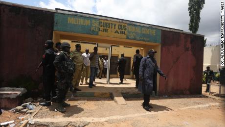 More than 600 inmates have escaped, but half of them have been re-arrested, and the manhunt is still going on, said Shoaib Belgor, Permanent Secretary of Nigeria's Ministry of Interior.