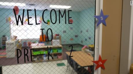 A classroom sits empty at Beach Buddies in Lewes, Delaware, amid a struggle to hire staff.