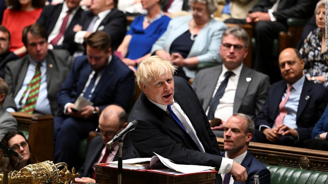 At Prime Minister&#39;s Questions on July 6, Johnson said &quot;the job of a Prime Minister in difficult circumstances when he has been handed a colossal mandate is to keep going, and that&#39;s what I&#39;m going to do.&quot;
