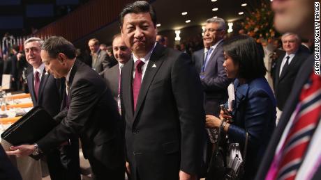 El líder chino, Xi Jinping, asiste a la inauguración de la Cumbre de Seguridad Nuclear de 2014 en los Países Bajos durante su primera visita de estado a Europa.