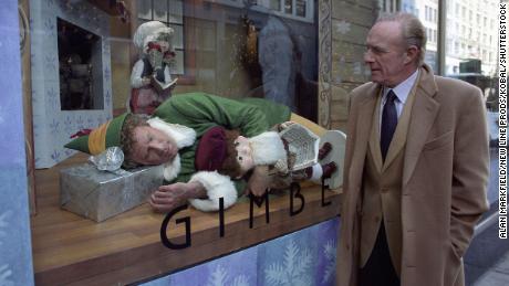 James Caan, right, in a scene from &quot;Elf.&quot;