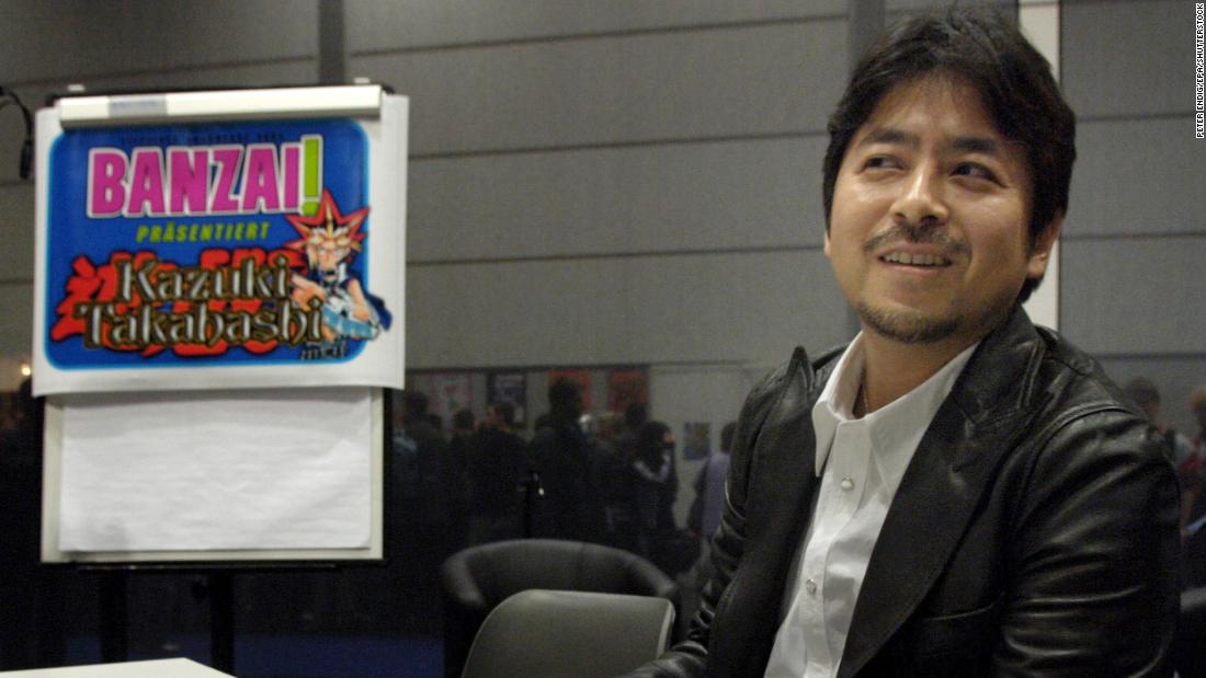 Kazuki Takahashi, pencipta manga hit “Yu-Gi-Oh!”  Dia meninggal pada usia enam puluh