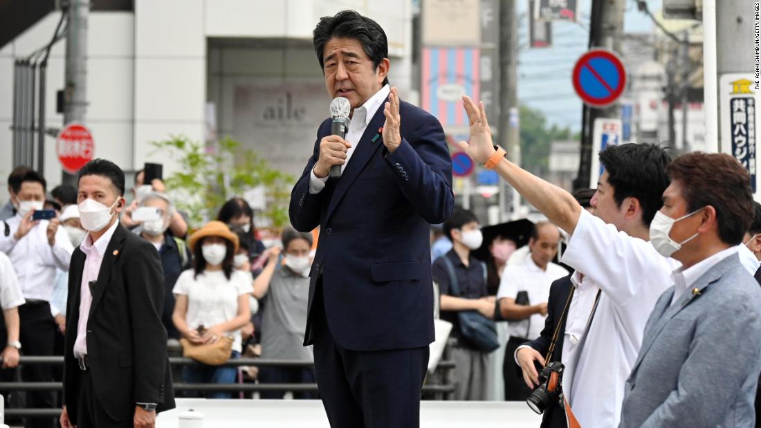 In photos: Japanese Prime Minister Shinzo Abe shot