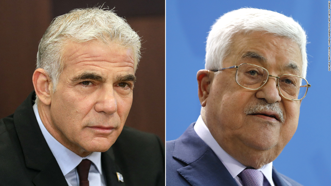 Israeli and Palestinian leaders speak by phone for the first time in years