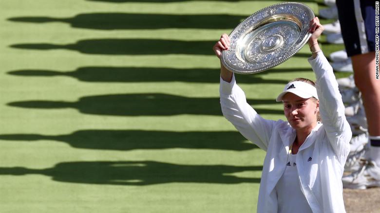 Elena Rybakina wins Wimbledon women’s singles title, her first grand slam and first for Kazakhstan