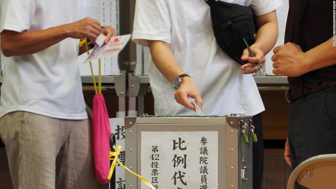 Japan votes in election billed as 'defense of democracy' as police admit security 'problems' during Shinzo Abe assassination