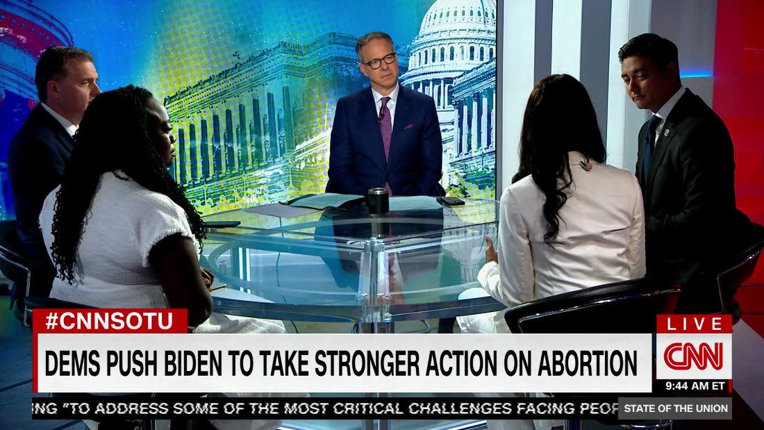 ‘I took offense to it’: Progressive bristles at WH abortion criticism – CNN Video