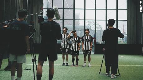 "I feel that interest in women's football has exploded thanks to "kick a ball"  Nutty FC co-founder Jung Ji-hyun told CNN Sport.