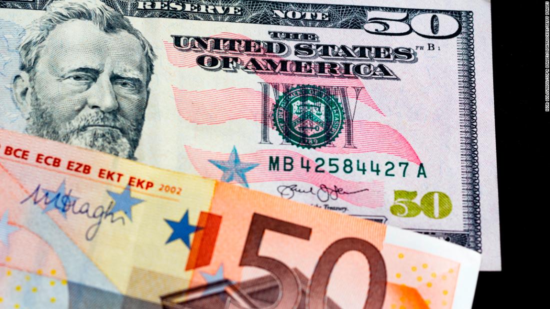 You are currently viewing The euro and the dollar are under half a penny away from parity for the first time in 20 years – CNN