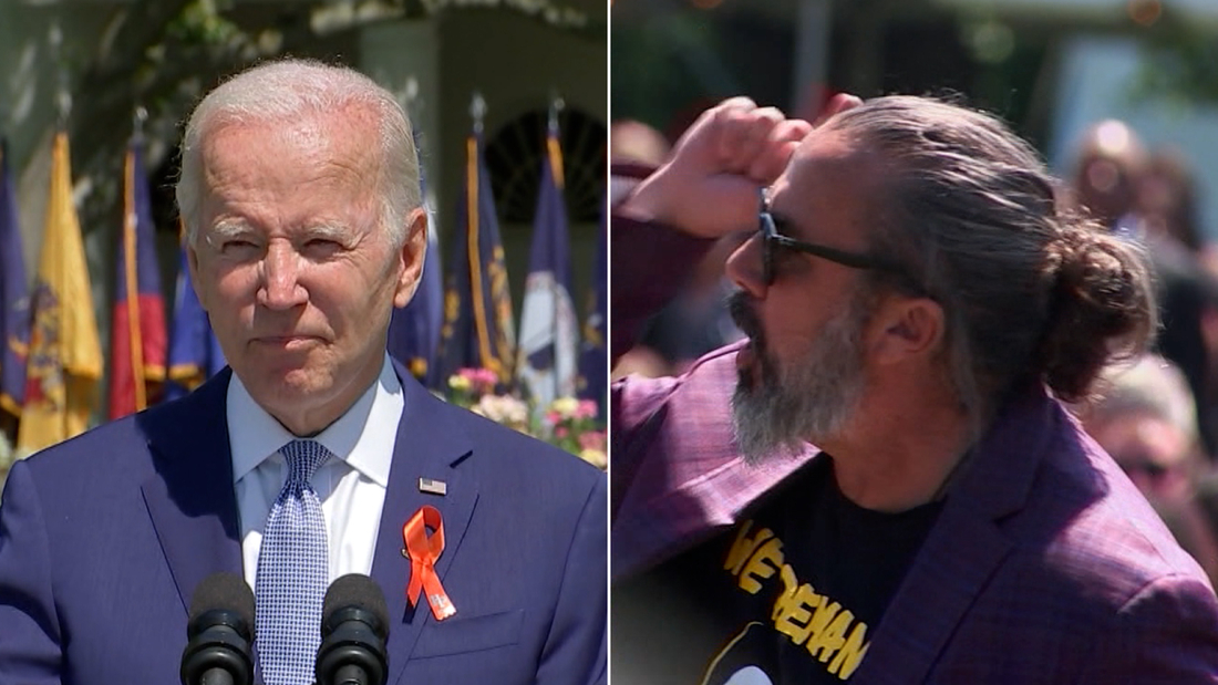 Video: Parkland victim’s father interrupts Biden’s speech celebrating new gun laws – CNN Video