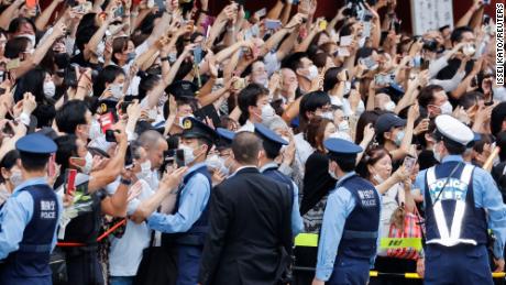 Crowds gather in Tokyo to say goodbye to the late former Prime Minister Shinzo Abe.