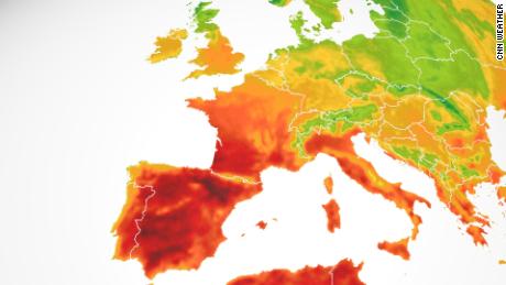 Dangerous, extended heat wave threatens millions in Western Europe as highest level of heat alerts are issued