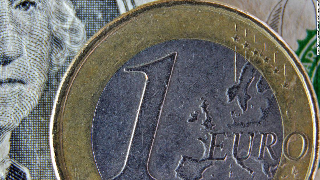 The euro and the US dollar are at parity for first time in 20 years