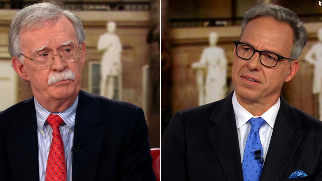 Watch: Tapper and Bolton debate Trump’s ability to plan a coup – CNN Video