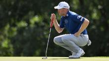 Ford stands in line and hits the 14th green during the Italian Open Challenge Championships in Viterbo, Italy, in July.