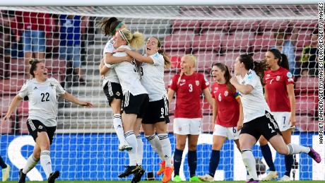Julie Nelson scored Northern Ireland's first-ever goal at UEFA Women's Euro 2022.