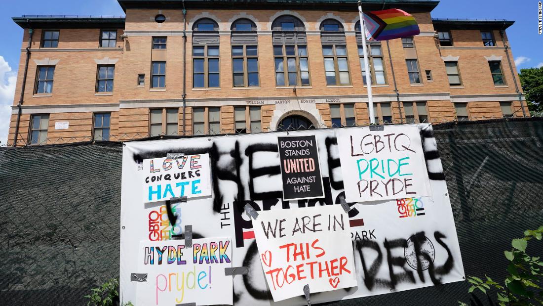 Boston's first LGBTQ+ friendly senior housing project was vandalized with hate speech