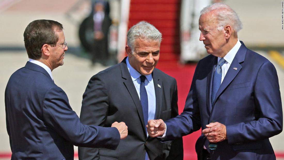 Fist bumps instead of handshakes: Biden looks to 'minimize contact' in Israel and Saudi Arabia