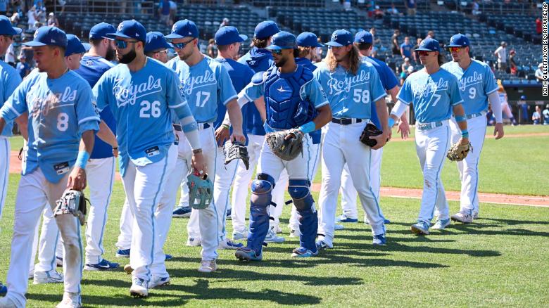 10 Kansas City Royals players are reportedly ineligible to play in Toronto due to being unvaccinated against Covid-19