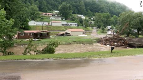 Flooding in a remote pocket of southwest Virginia.