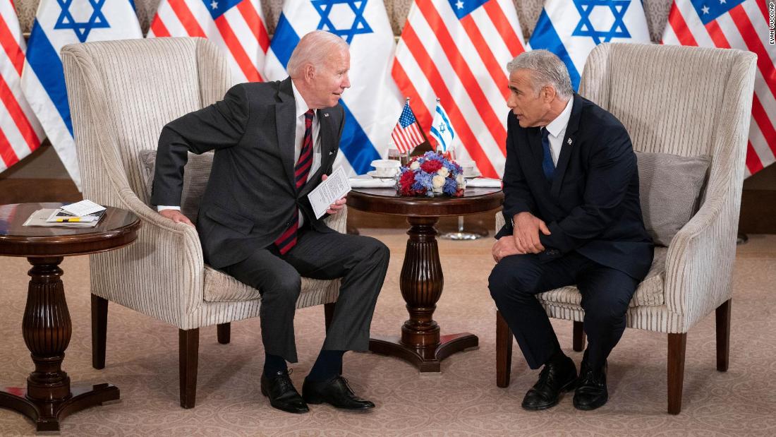 In pictures: Biden's trip to the Middle East