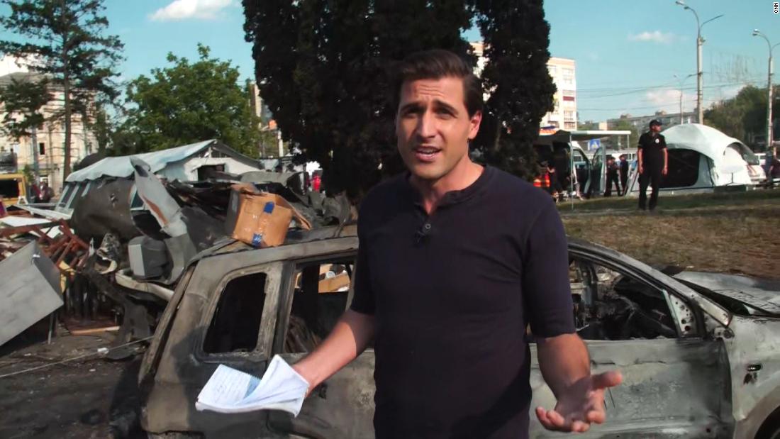 ‘Pretty grim”: CNN reporter in Vinnytsia after Russian missile strike  – CNN Video
