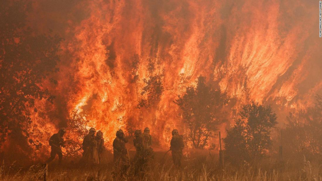 Europe battles wildfires in intense heat