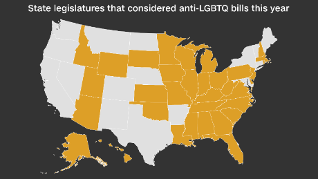 ACLU data shows 2022 is already a record year for state bills seeking to curtail LGBTQ rights