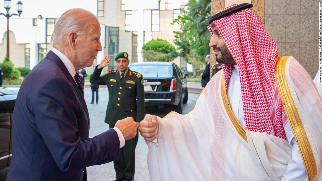Why Joe Biden's fist bump with Mohammed bin Salman was a disaster -  CNNPolitics
