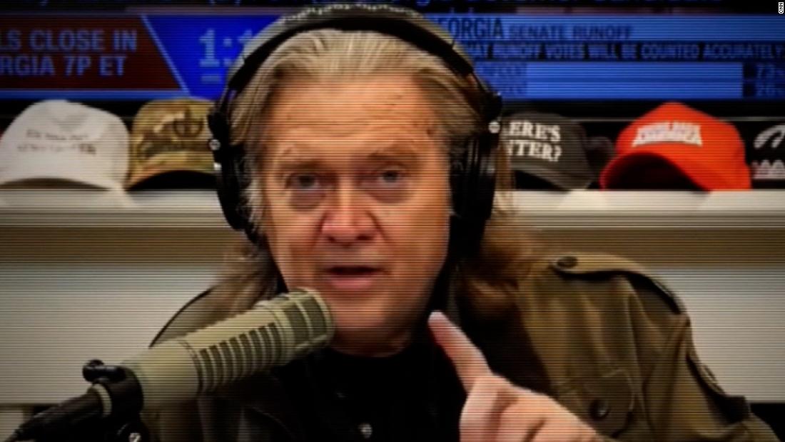 Steve Bannon’s ‘War Room’ footage shows spread of conspiracy theories ahead of January 6th – CNN Video