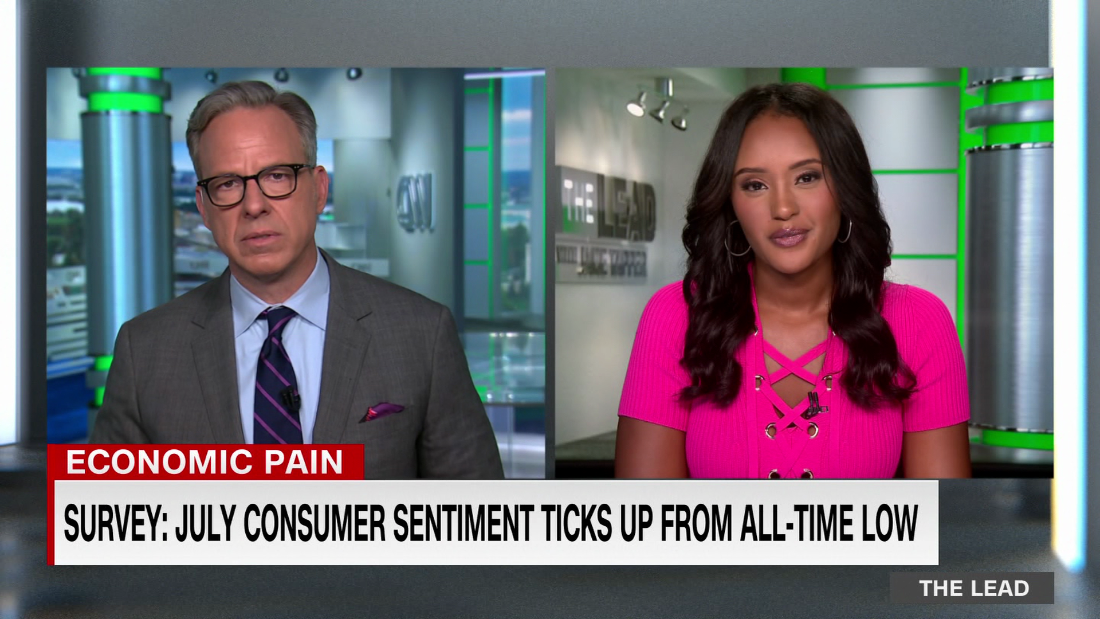 “The consumer has remained resilient. The question is: For how long?” Rahel Solomon reports on closely-watched new data on retail sales and consumer sentiment  – CNN Video
